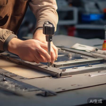 固定塑料板需小心，勿溅胶水。