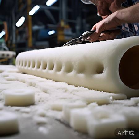 拆解泡沫管步骤二