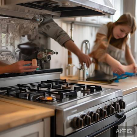 “厨房安全：定期检查燃气设施”