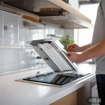 抽油烟机定期清理，厨房更整洁