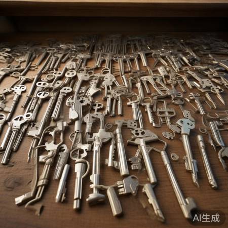 传统金属机械钥匙