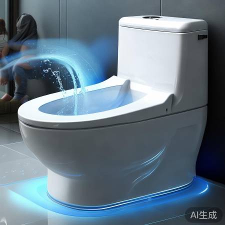 智能马桶450，自动冲洗，卫生