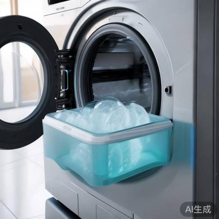 洗衣机消毒盒，自动消毒。