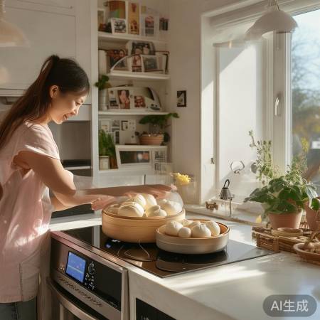 集成灶让蒸馍更轻松