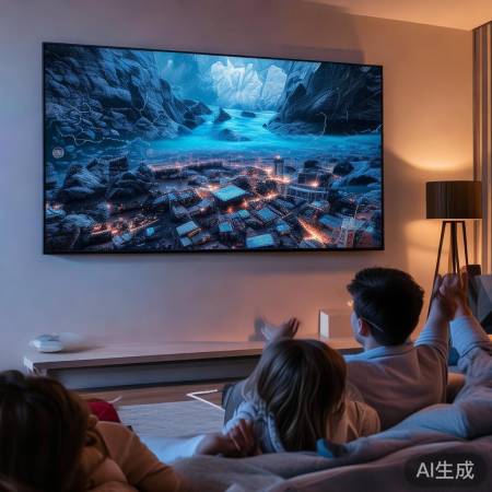 华为智慧屏X2，4K家庭影院体