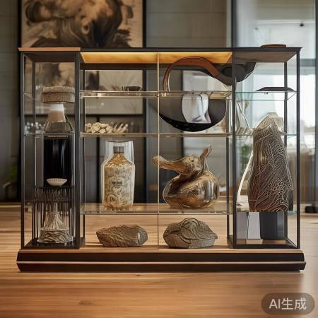 荣事达智能酒柜智能客服热线分享☞轻奢红酒柜摆件，尽显品味生活