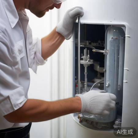 检查新加热管，安装拧紧螺丝