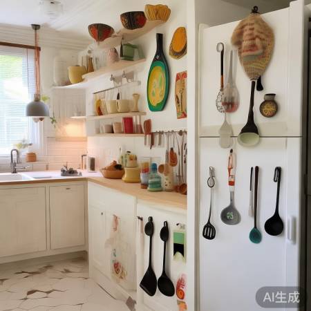 博世(BOSCH)冰箱维修信息查询告诉你—厨房装修：冰箱门对面的巧妙设计