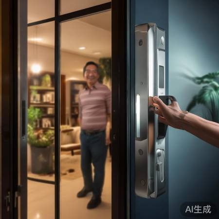 半自动指纹锁，便捷生活新选择