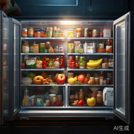 五彩斑斓的冰箱美食
