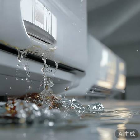 空调漏水因排水管堵塞