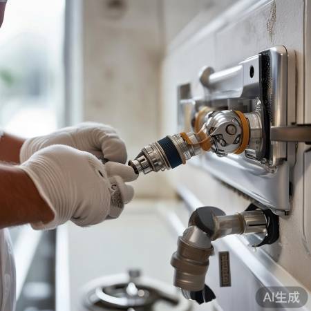 安装开关,套橡皮筋,拧紧螺丝。