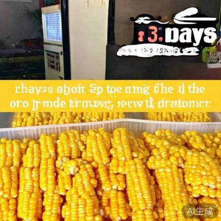 “玉米冰箱保存不超过3-5天”