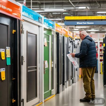 实体店电商寻防盗门优惠