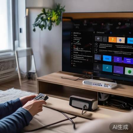 米技电视机24h售后客服解释$点播机与电视机连接教程，轻松实现家庭影院体验