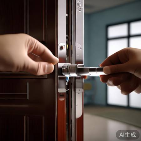 德力西电气指纹锁急速报修服务解析√指纹锁换锁舌教程：快速学会自行更换锁舌