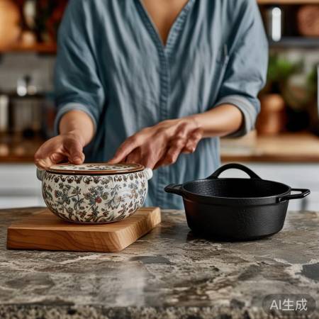 陶瓷锅健康环保，铸铁锅耐用均匀