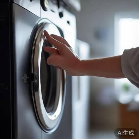 洗衣机门缝大，按钮易操作