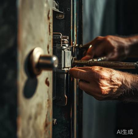 检查门锁，确保润滑