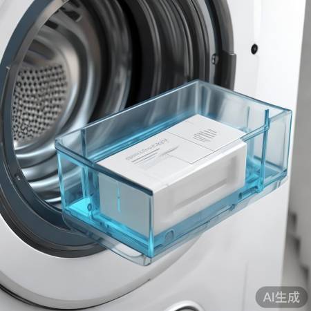 “洗衣液盒操作简便”