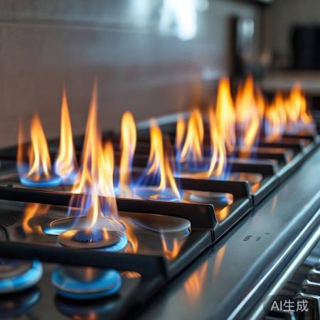 三角燃气灶热线全天候服解说：家用燃气灶锅底黑色更耐用，选择技巧揭秘