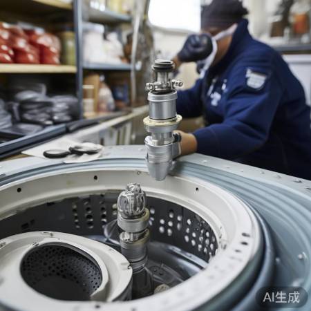 检查洗衣机阀门，更换密封圈