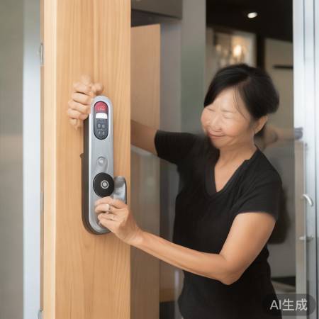 玥玛智能锁安装简便，达人必备！