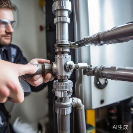 管道连接,力度适中