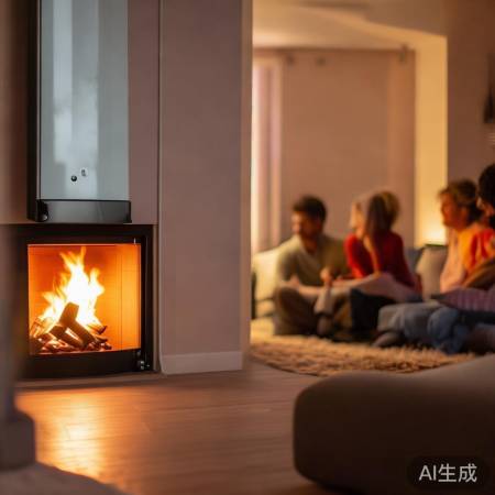 装修顺利，壁挂炉安装成功，冬日