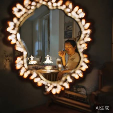 防盗门镜面装饰分享，下期再见！