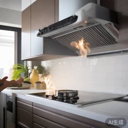 集成灶通风提醒